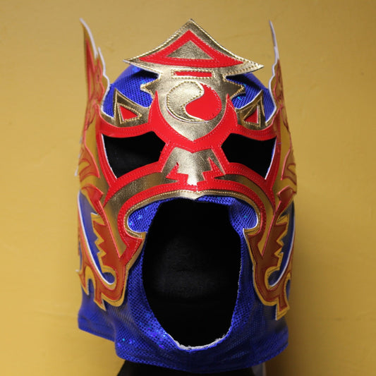 Blue & Red Lucha Libre Mask
